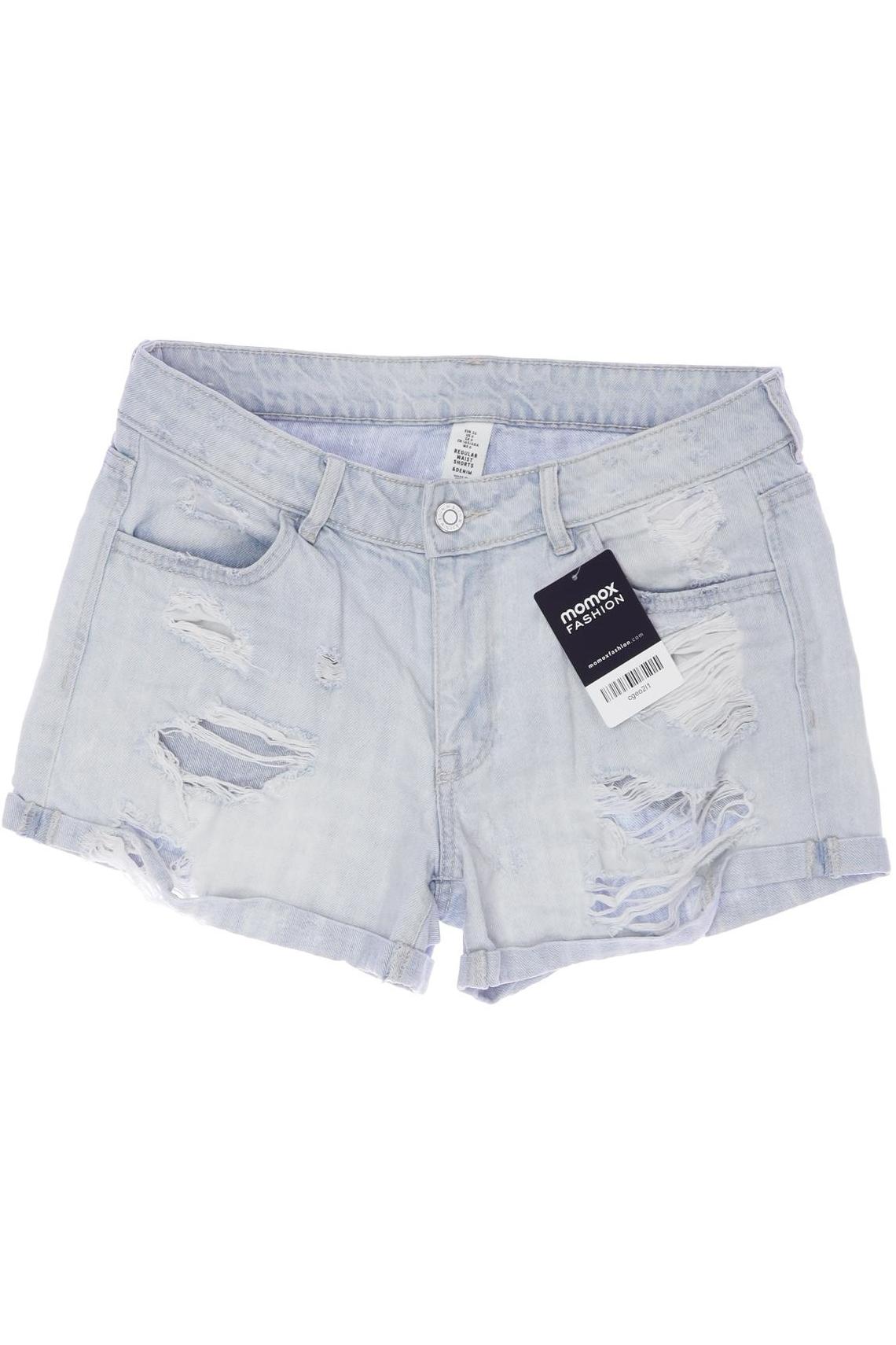 

H&M Damen Shorts, hellblau, Gr. 36