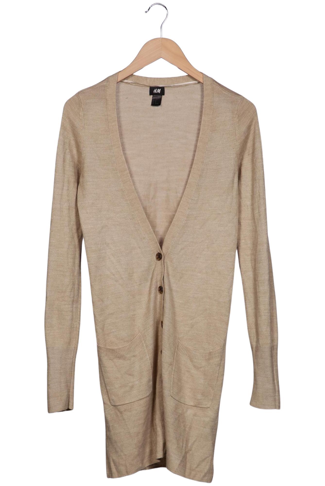 

H&M Damen Strickjacke, beige, Gr. 34