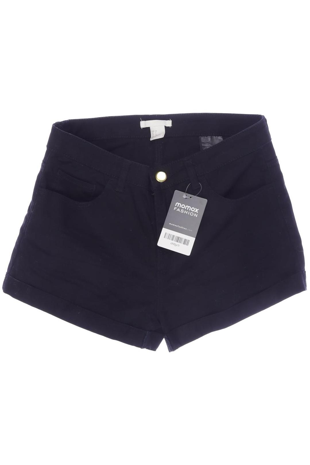 

H&M Damen Shorts, schwarz, Gr. 34
