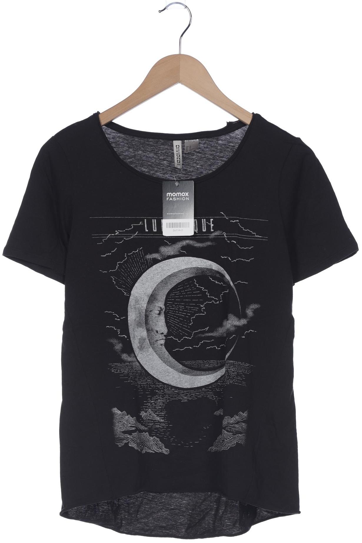 

H&M Damen T-Shirt, schwarz, Gr. 34