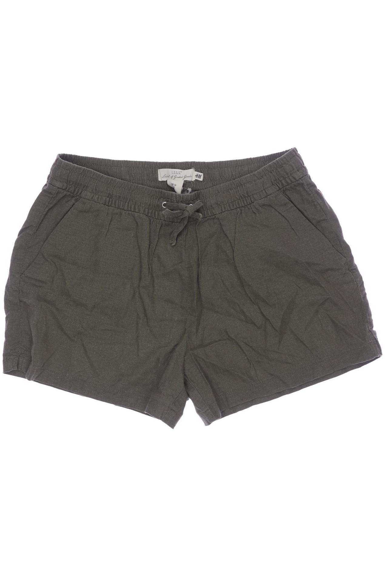 

H&M Damen Shorts, grün, Gr. 36