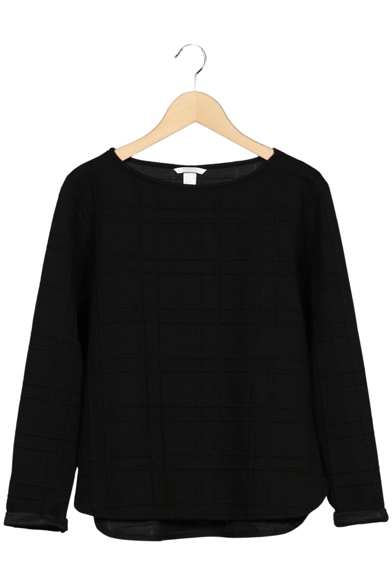 

H&M Damen Sweatshirt, schwarz, Gr. 36