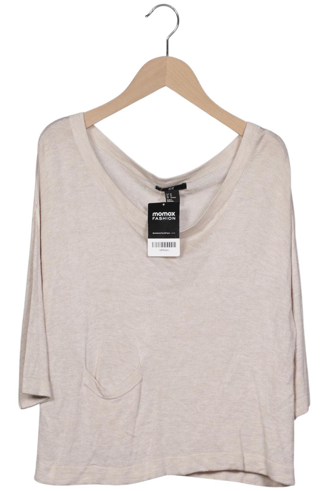 

H&M Damen Pullover, beige, Gr. 34