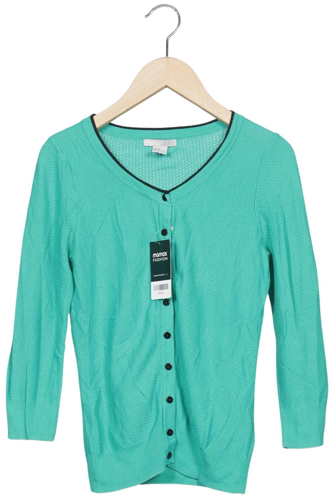 

H&M Damen Strickjacke, türkis, Gr. 34