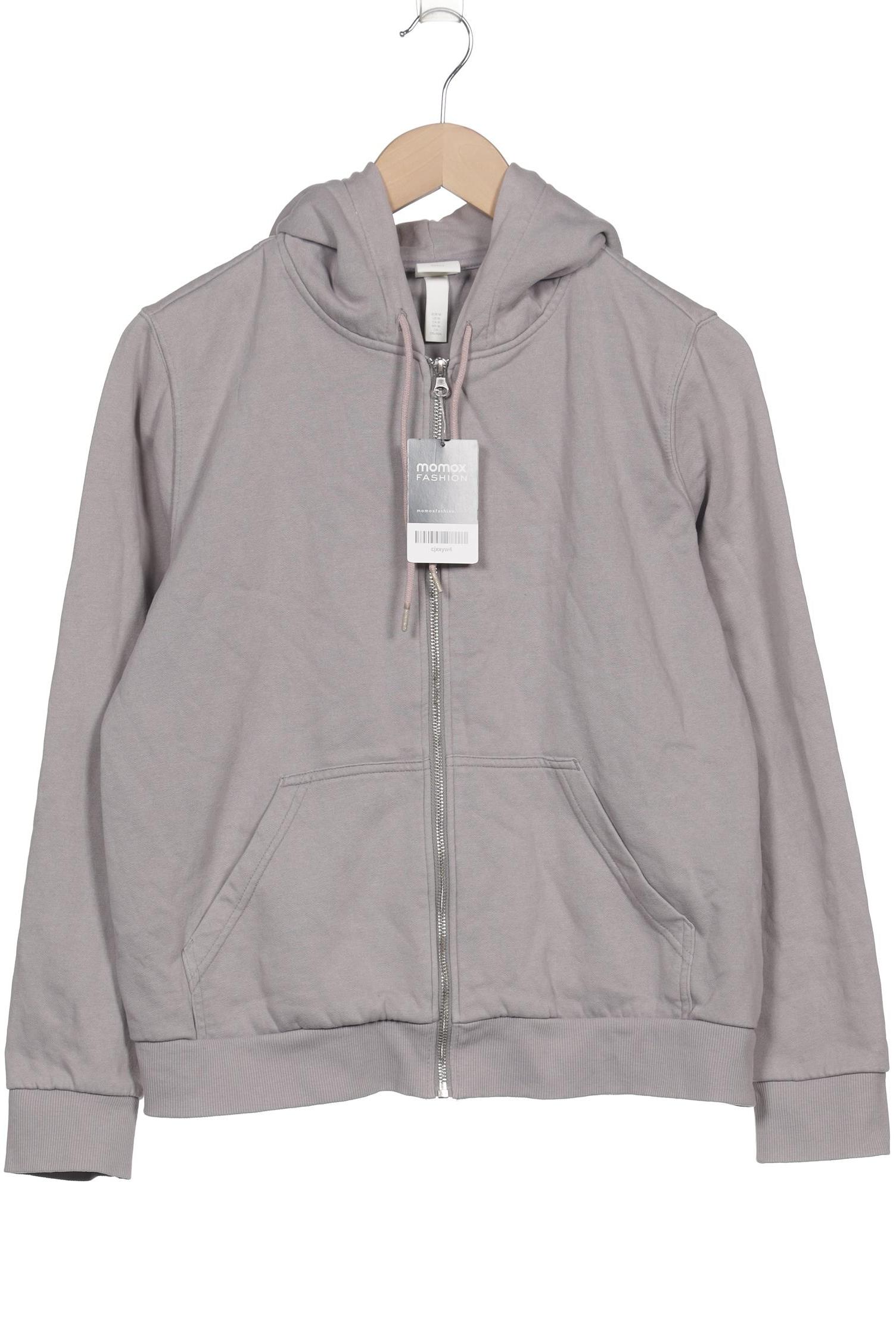 

H&M Damen Kapuzenpullover, grau, Gr. 38
