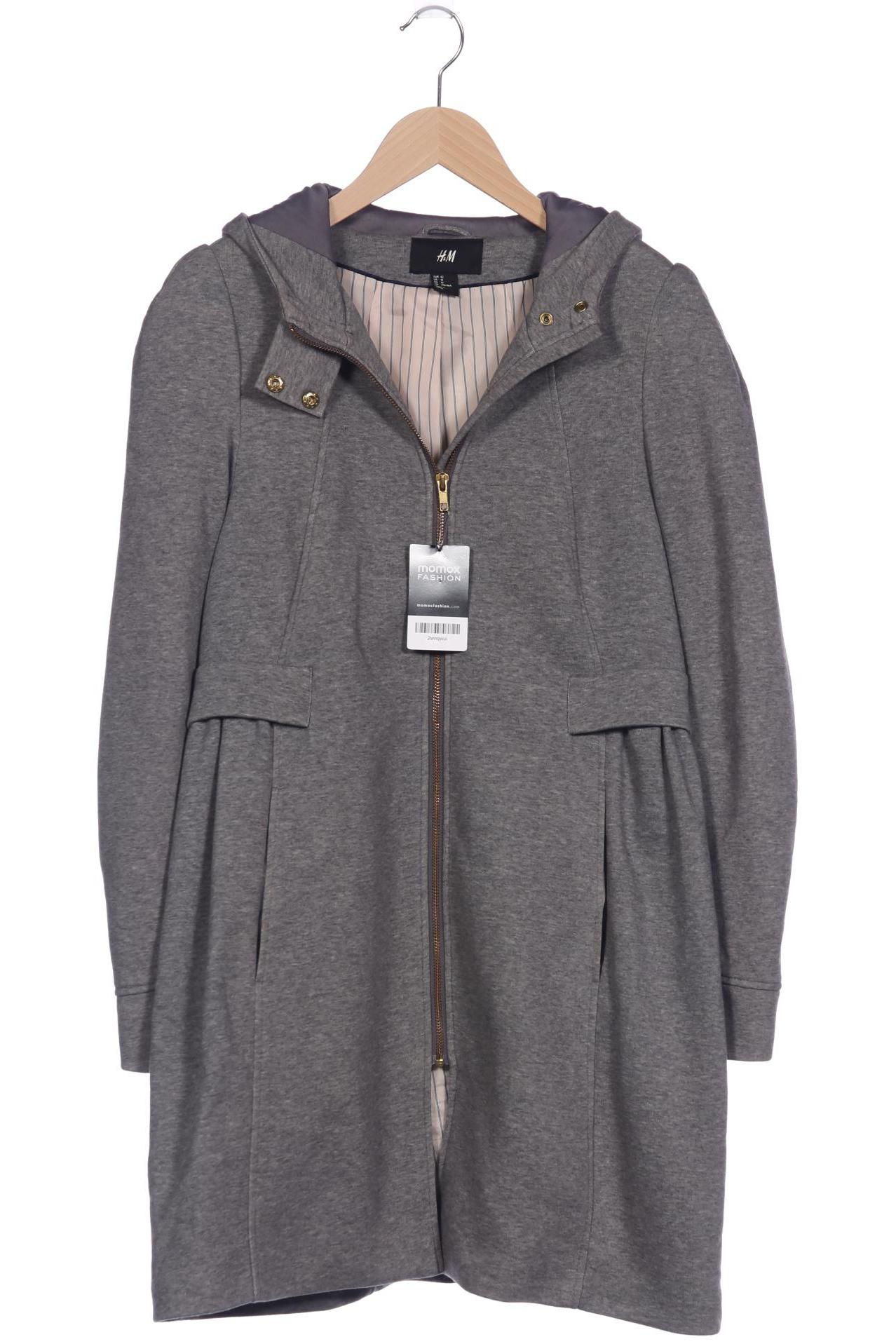 

H&M Damen Mantel, grau, Gr. 42