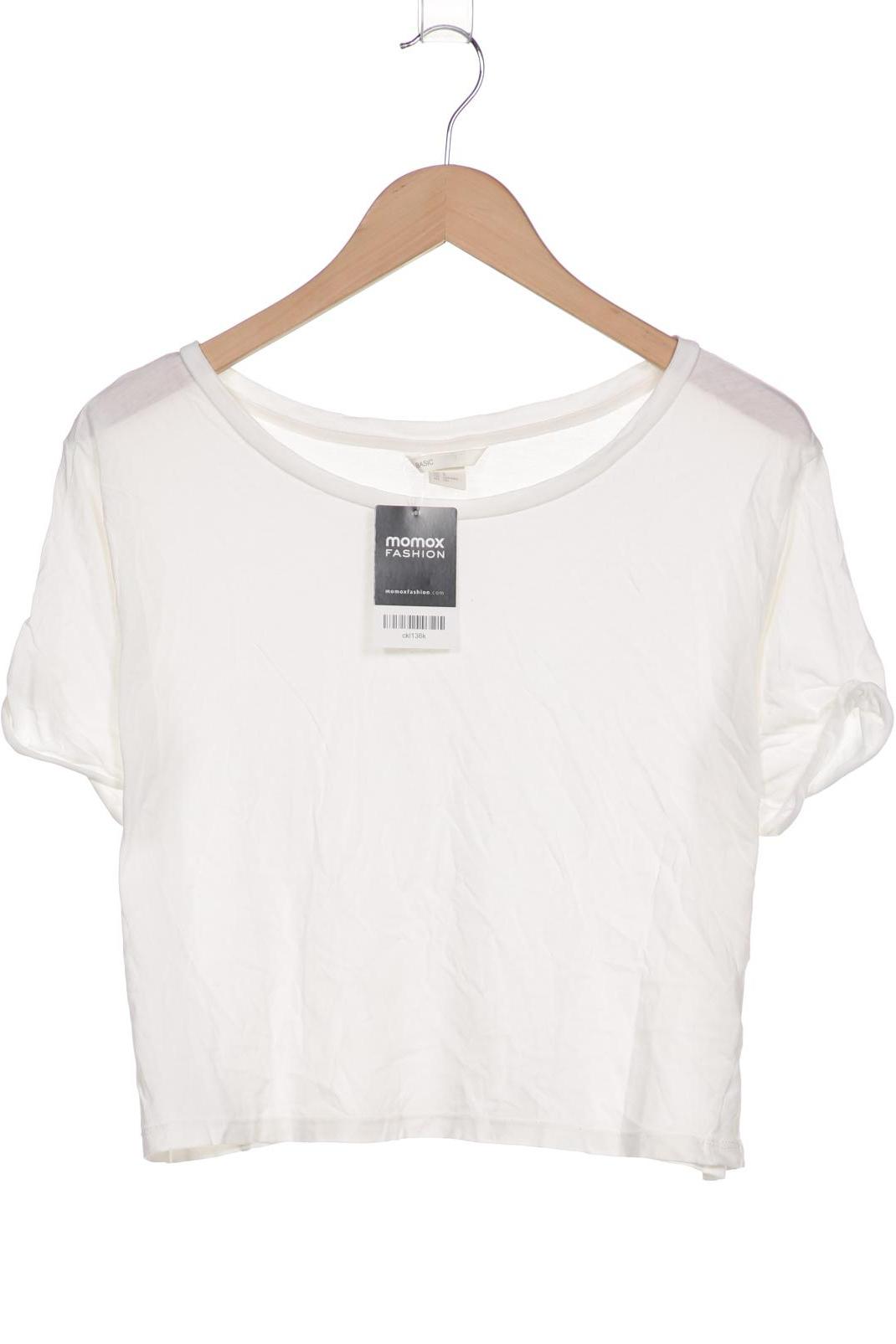 

H&M Damen T-Shirt, weiß