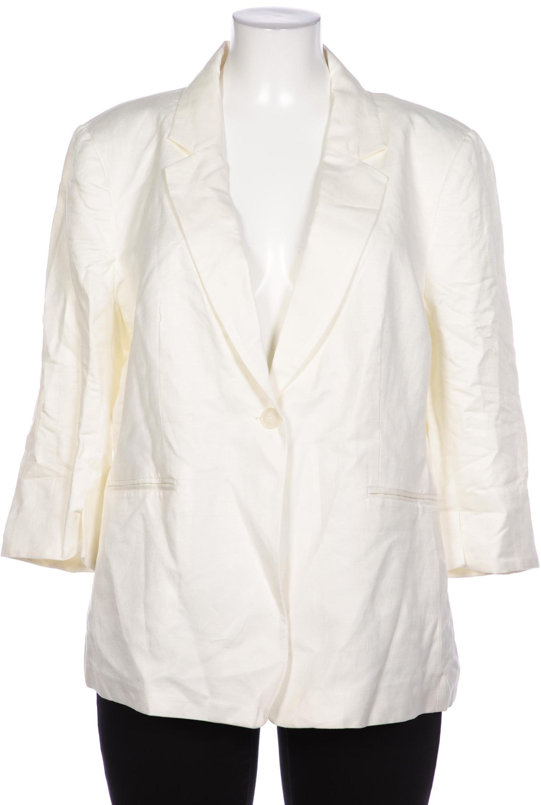 

H&M Damen Blazer, cremeweiß, Gr. 50