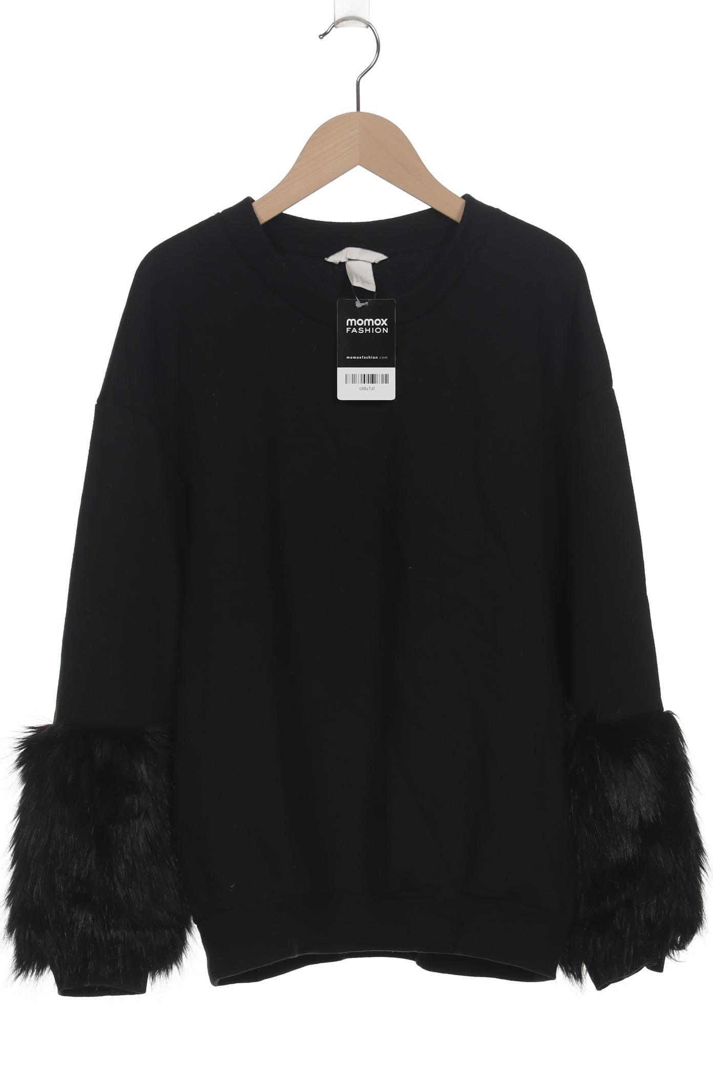 

H&M Damen Sweatshirt, schwarz, Gr. 38