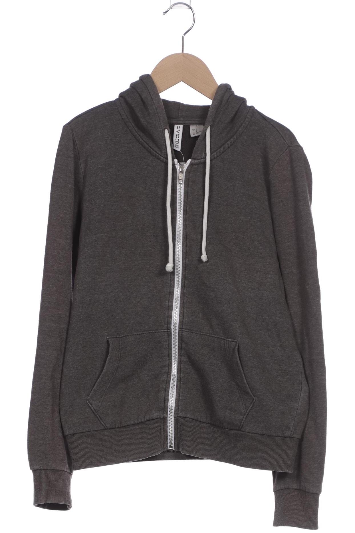 

H&M Damen Kapuzenpullover, grau, Gr. 36