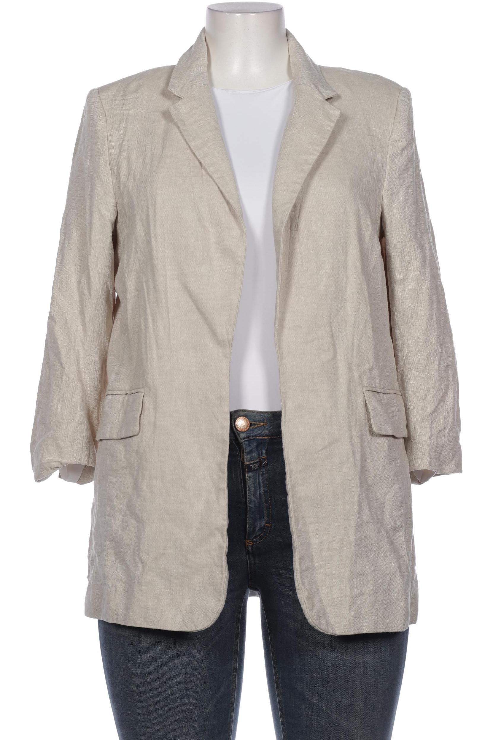 

H&M Damen Blazer, cremeweiß, Gr. 42
