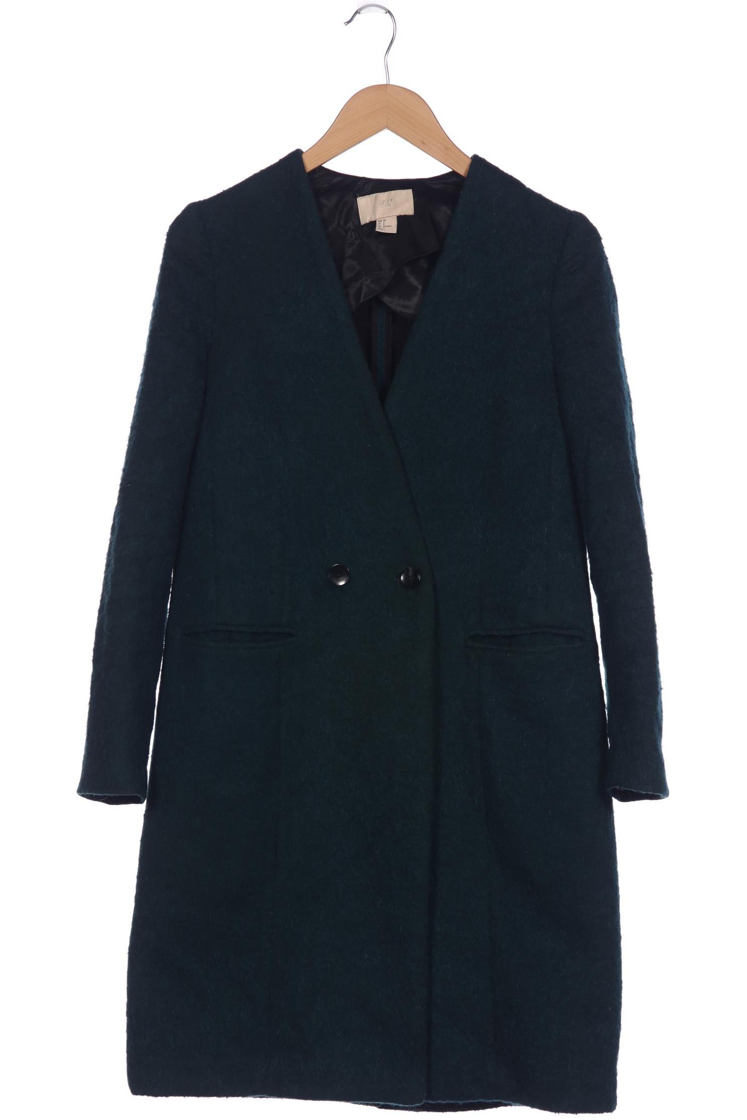 

H&M Damen Mantel, türkis, Gr. 38