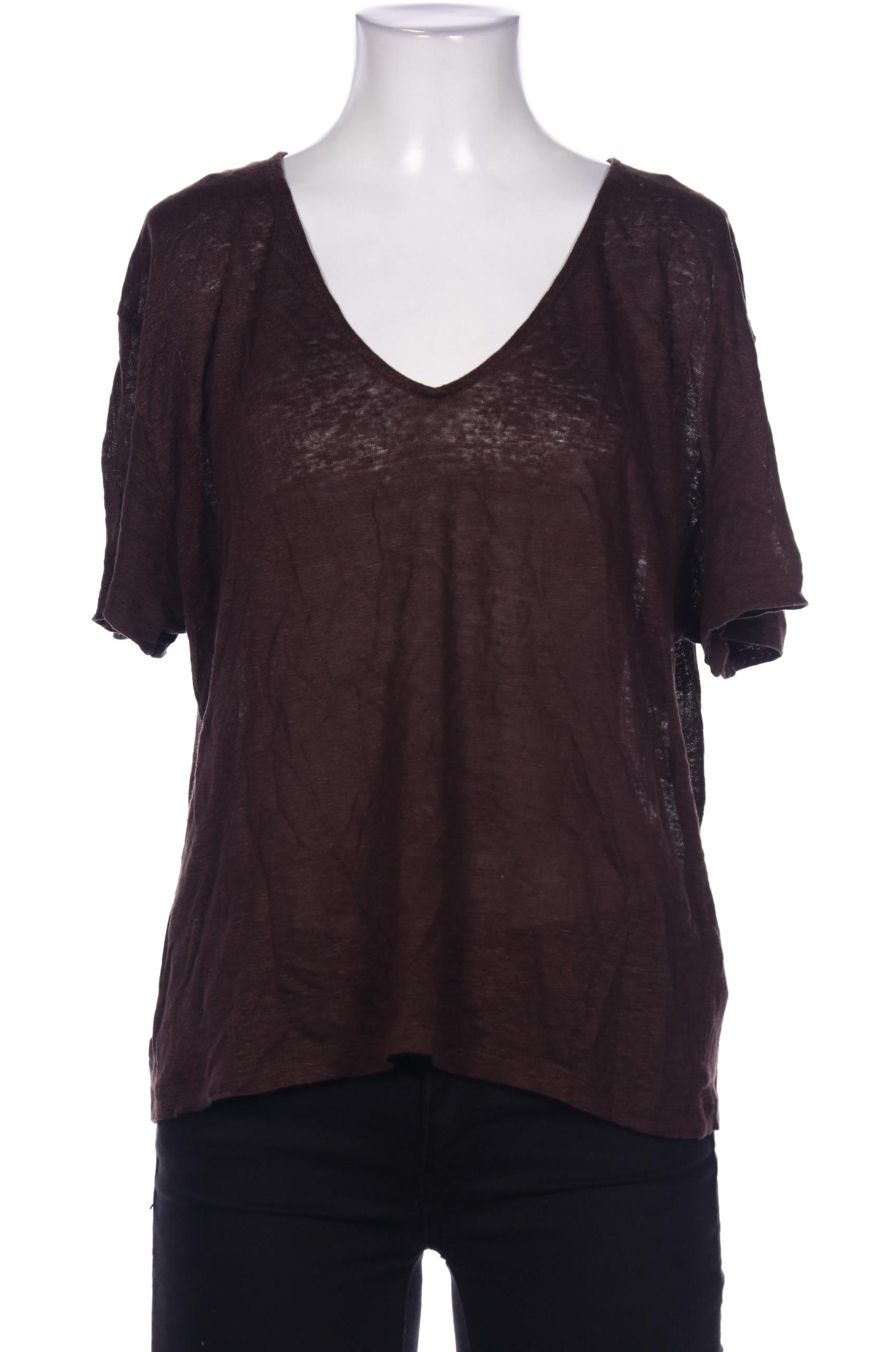 

H&M Damen T-Shirt, braun, Gr. 34