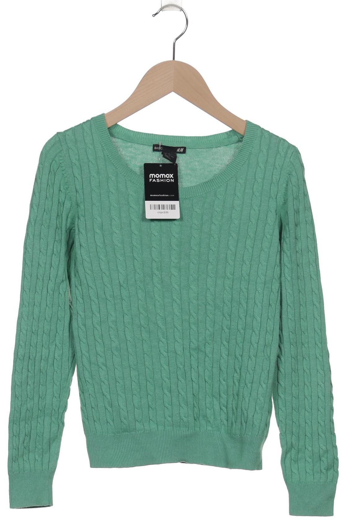 

H&M Damen Pullover, grün, Gr. 34