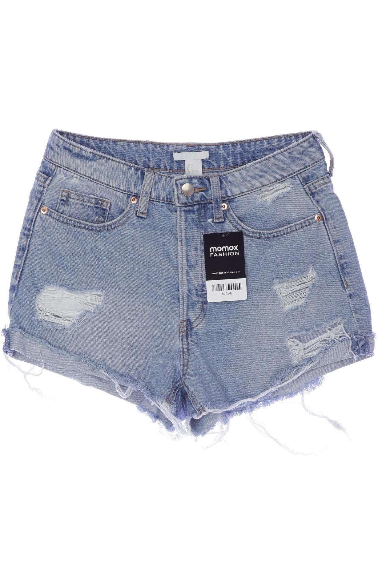 

H&M Damen Shorts, blau, Gr. 36