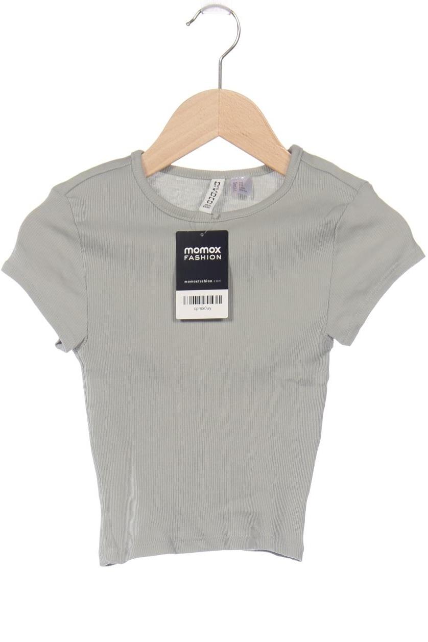 

H&M Damen T-Shirt, grau, Gr. 32