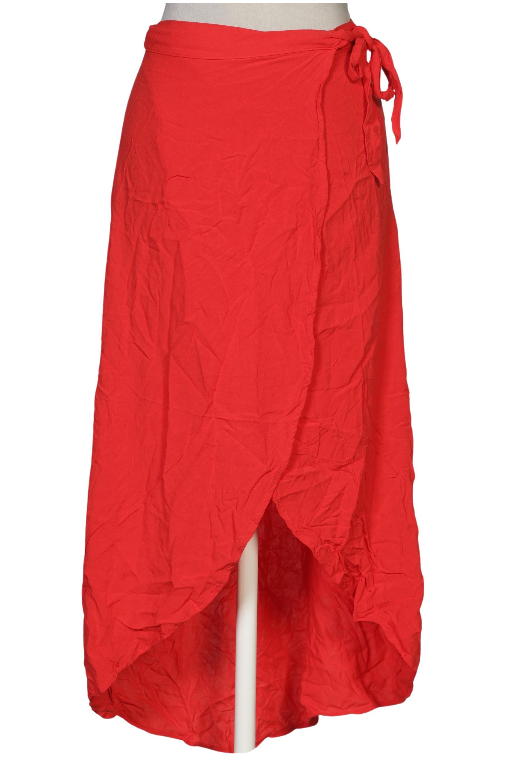 

H&M Damen Rock, rot, Gr. 34
