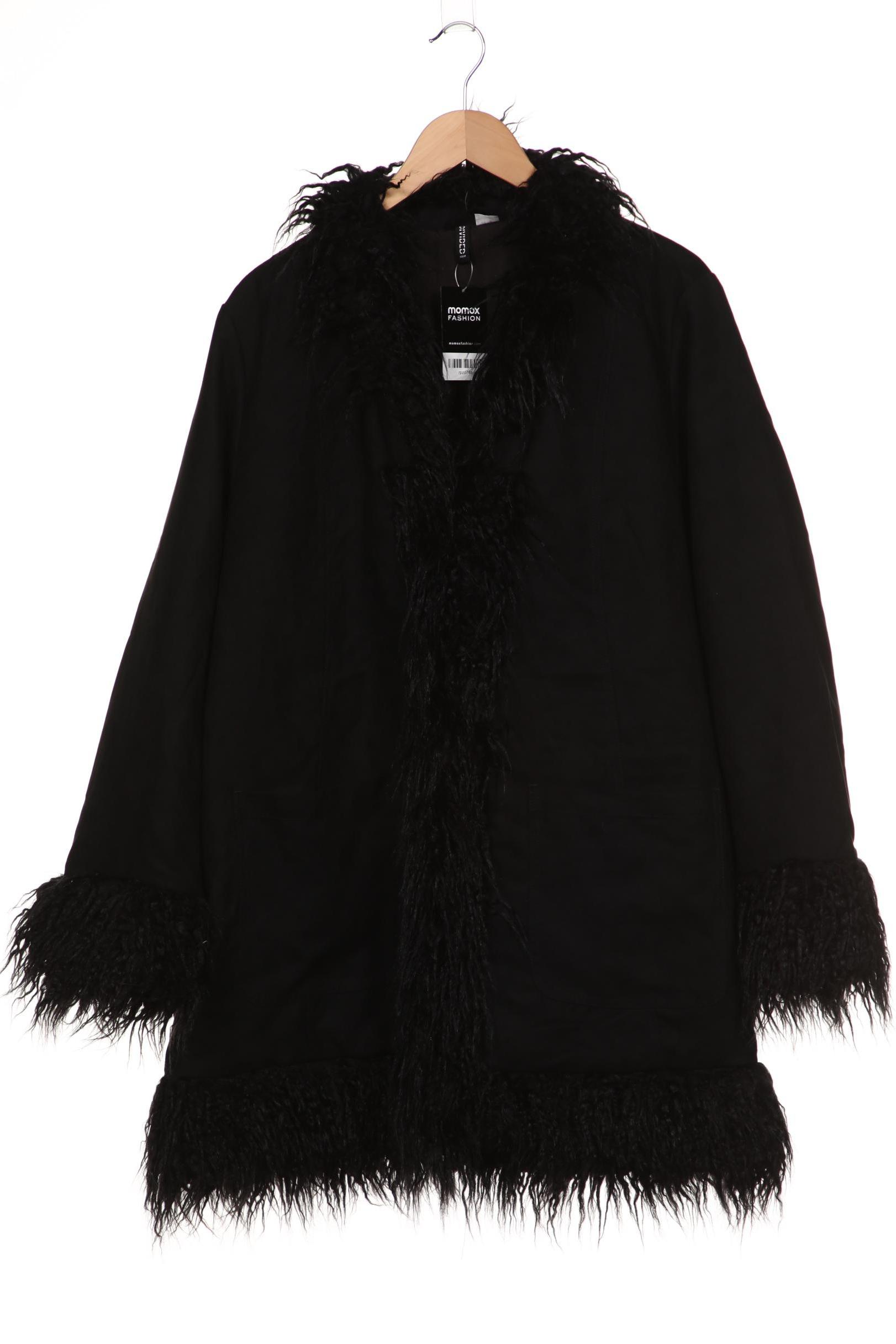 

H&M Damen Mantel, schwarz, Gr. 44
