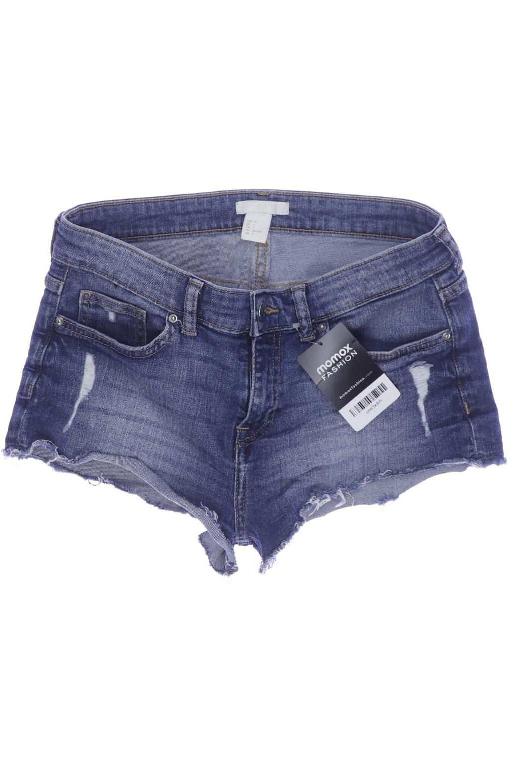 

H&M Damen Shorts, blau, Gr. 34