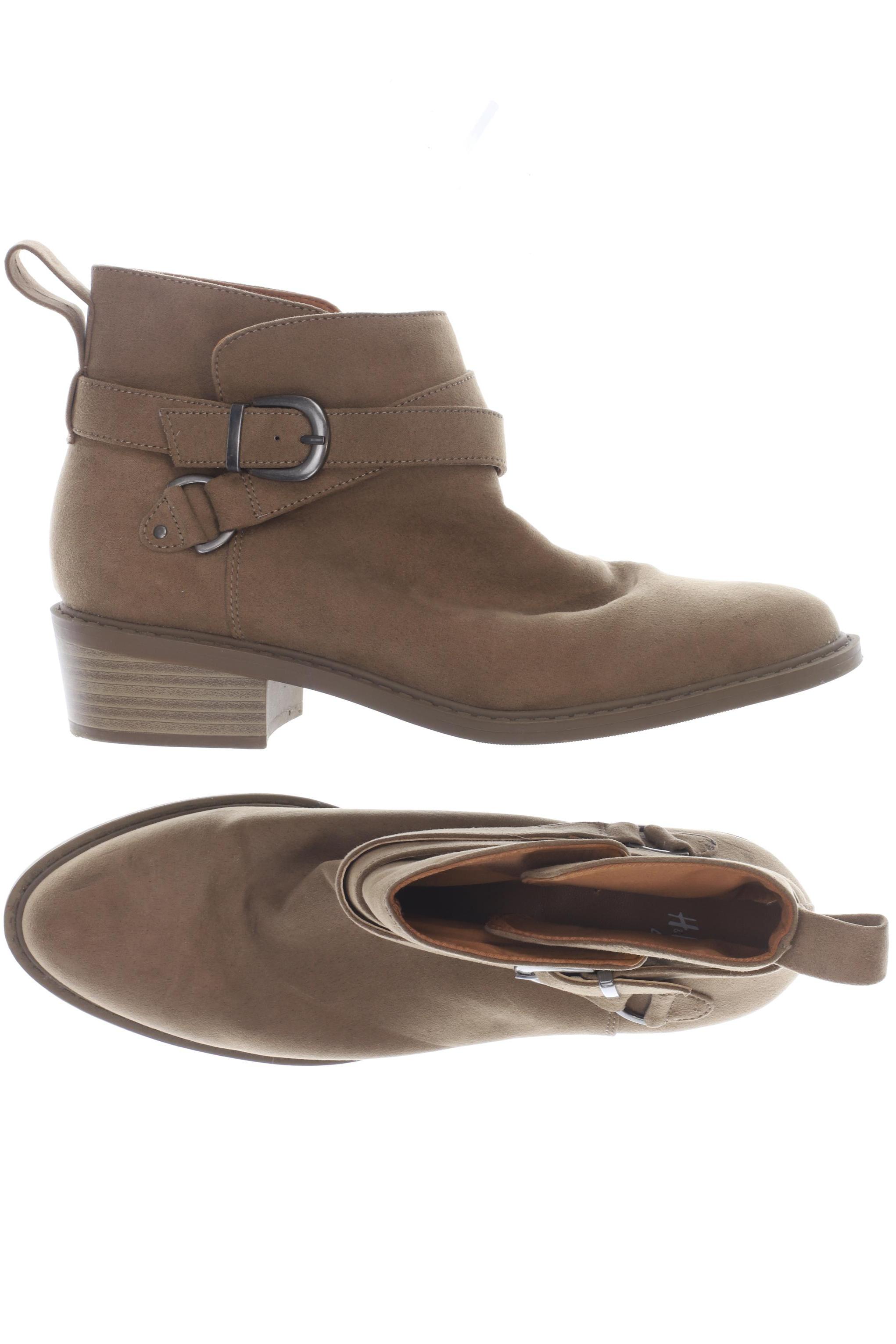 

H&M Damen Stiefelette, beige, Gr. 41