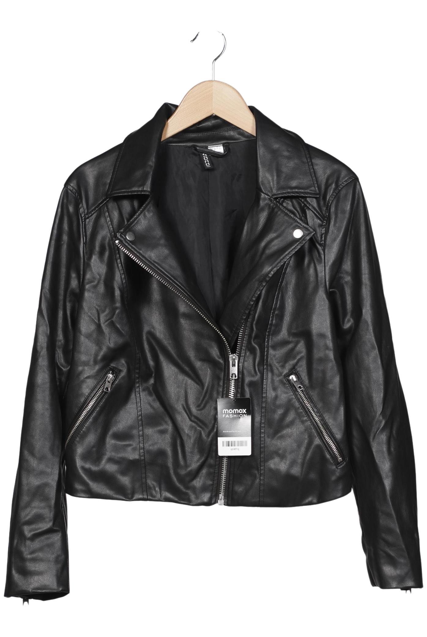 

H&M Damen Jacke, schwarz, Gr. 44