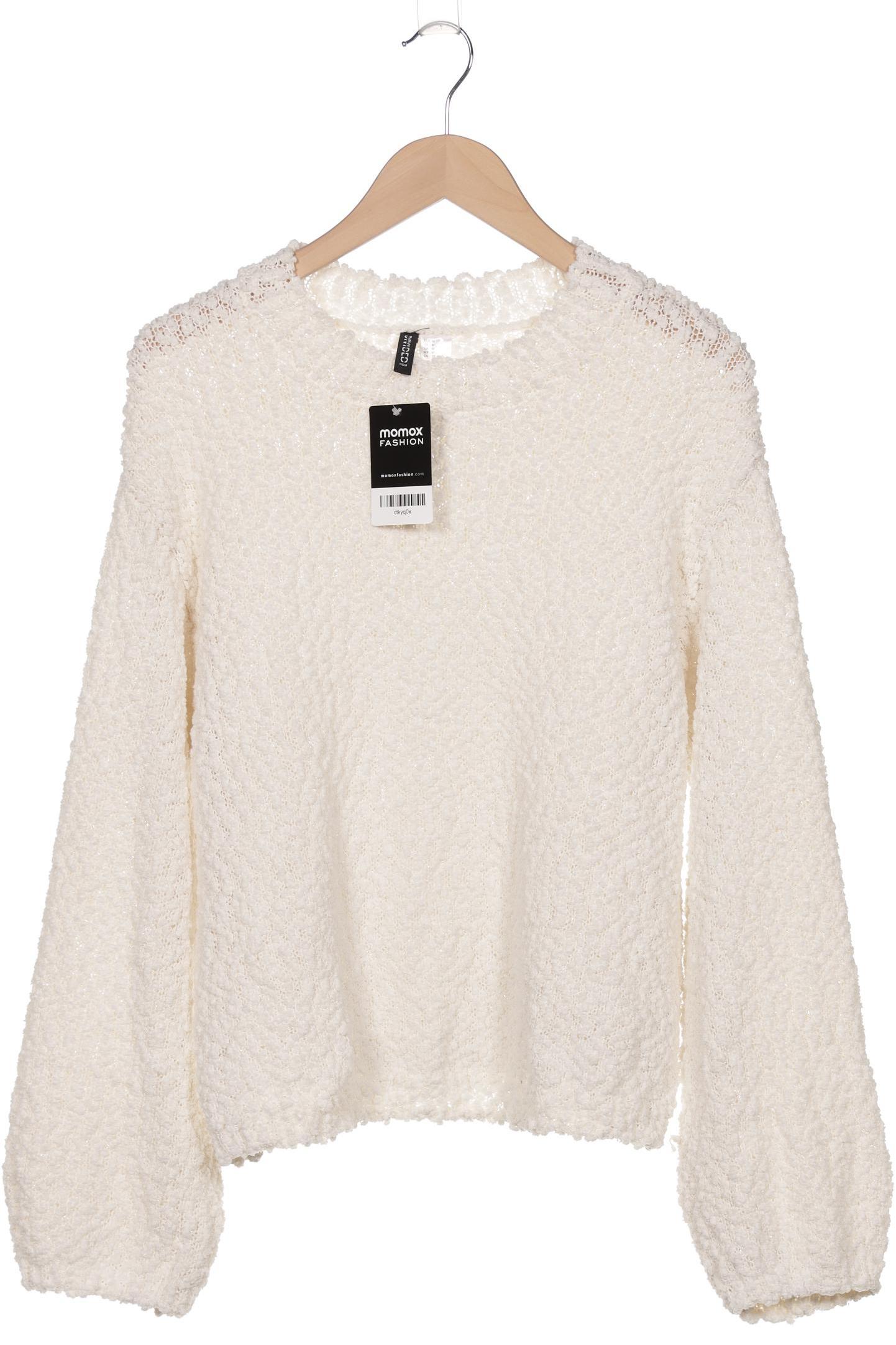 

H&M Damen Pullover, cremeweiß, Gr. 38