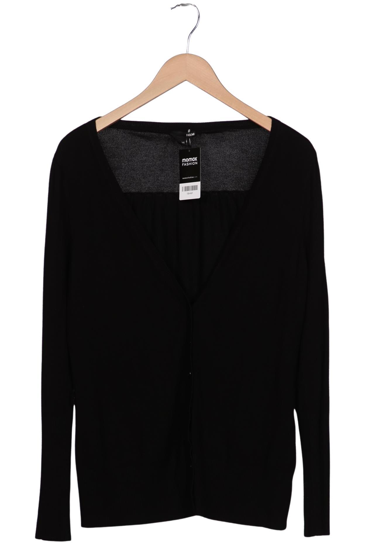 

H&M Damen Strickjacke, schwarz, Gr. 38