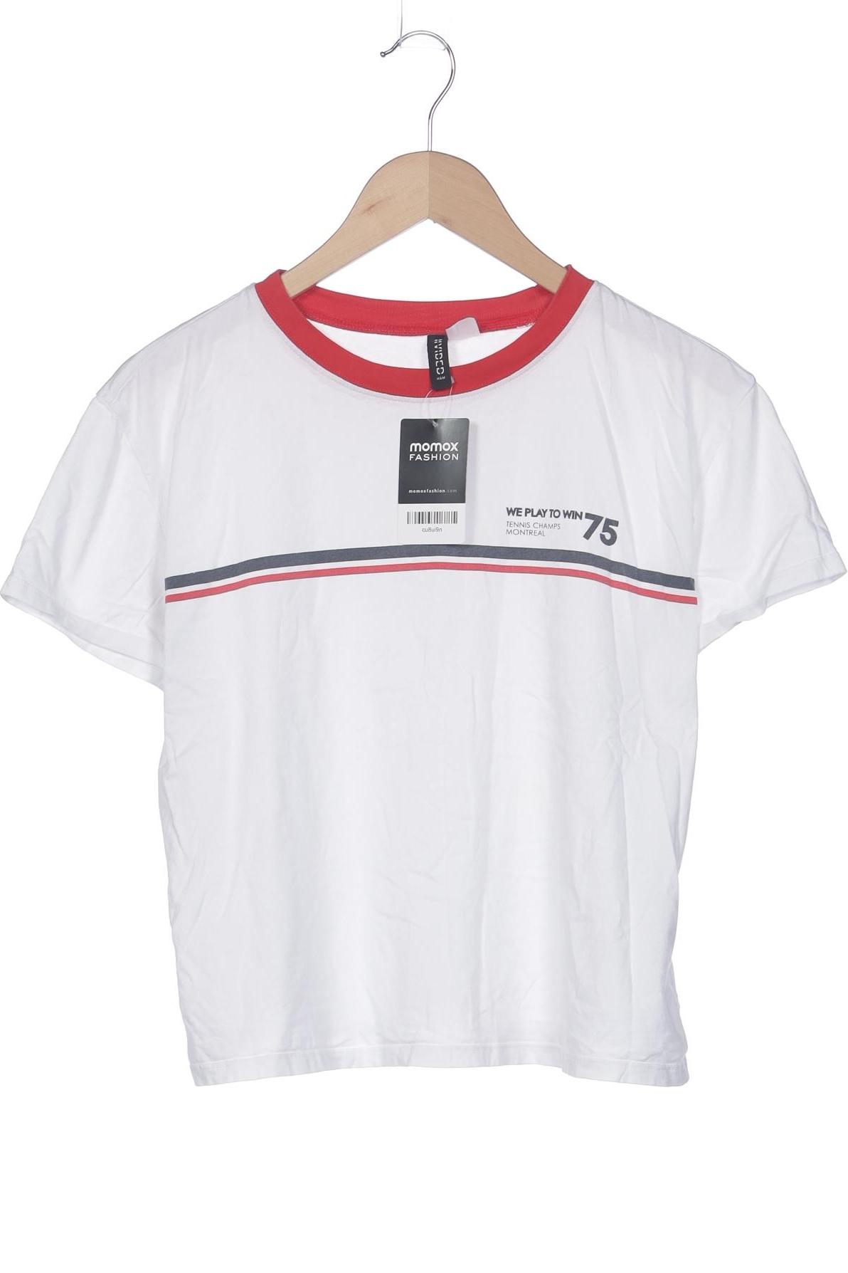 

H&M Damen T-Shirt, weiß, Gr. 38