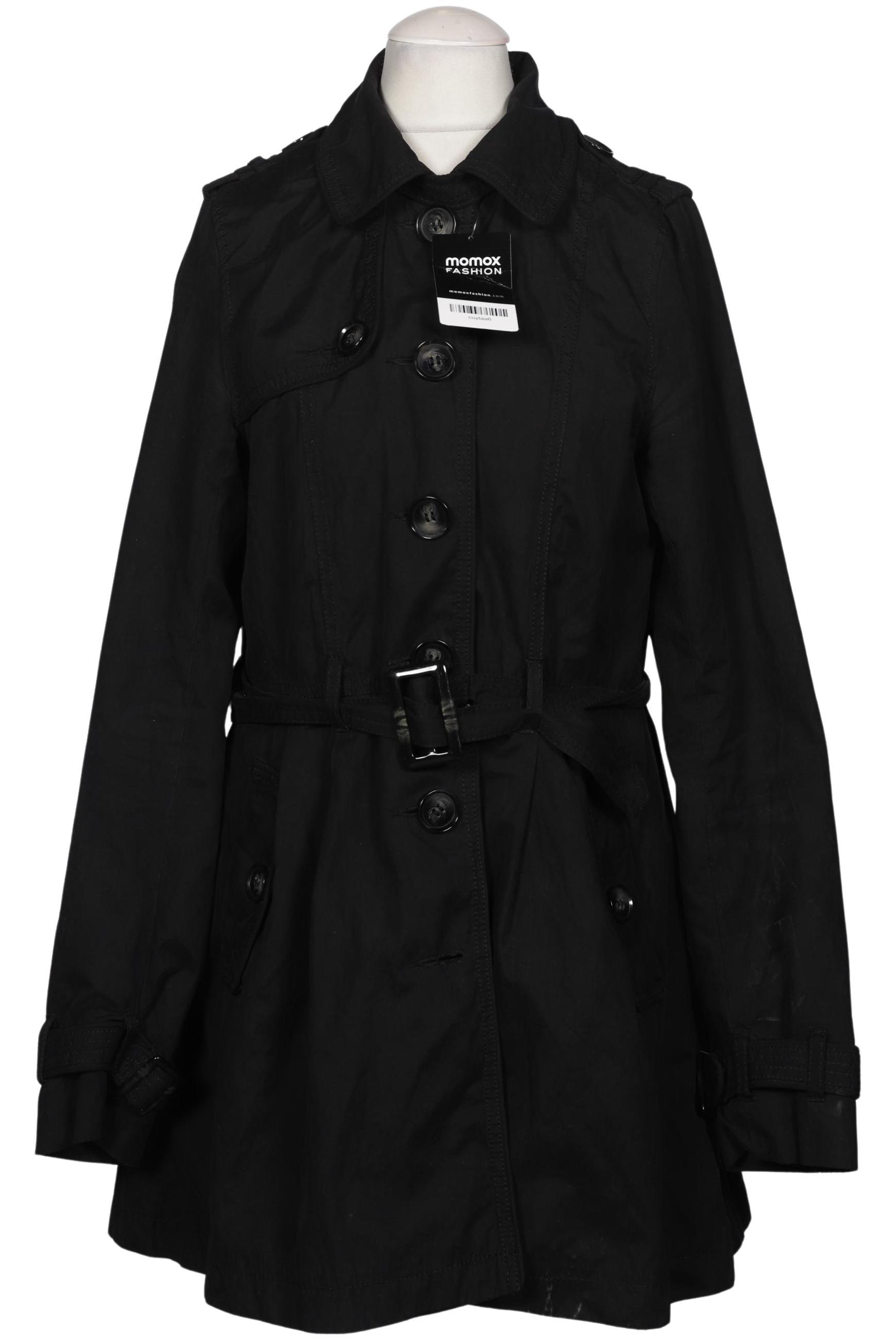 

H&M Damen Mantel, schwarz, Gr. 38