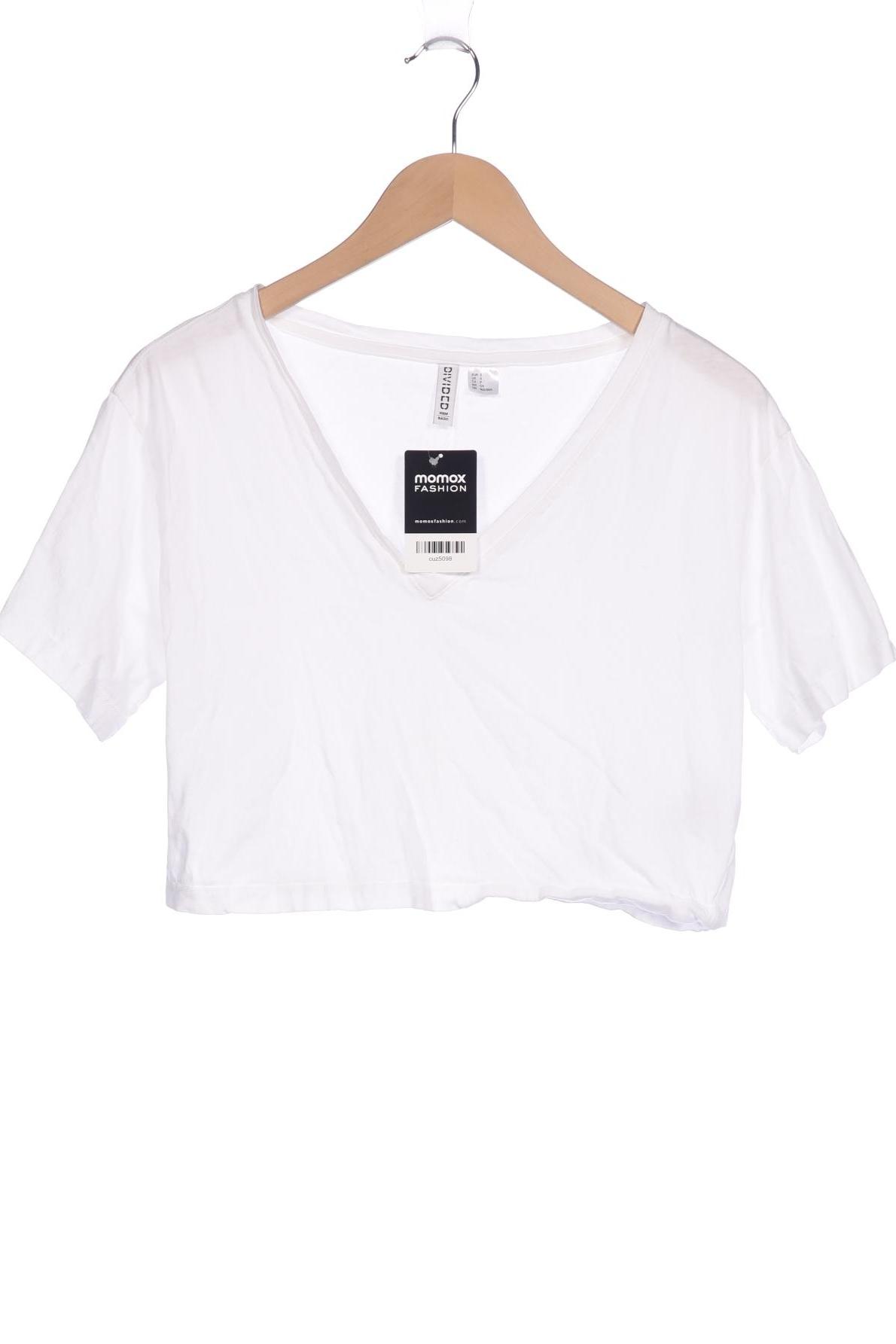 

H&M Damen T-Shirt, weiß, Gr. 36