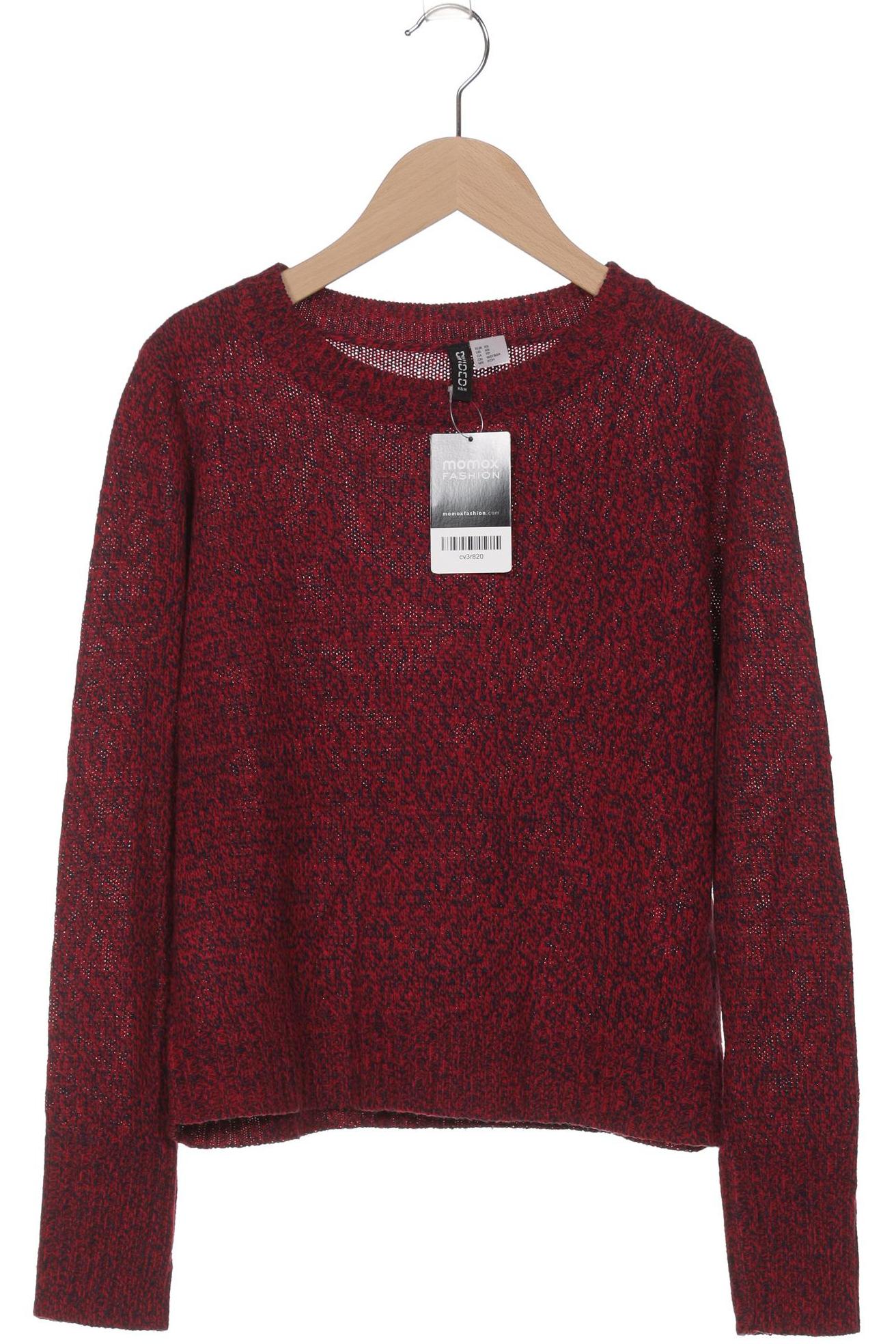 

H&M Damen Pullover, rot, Gr. 34