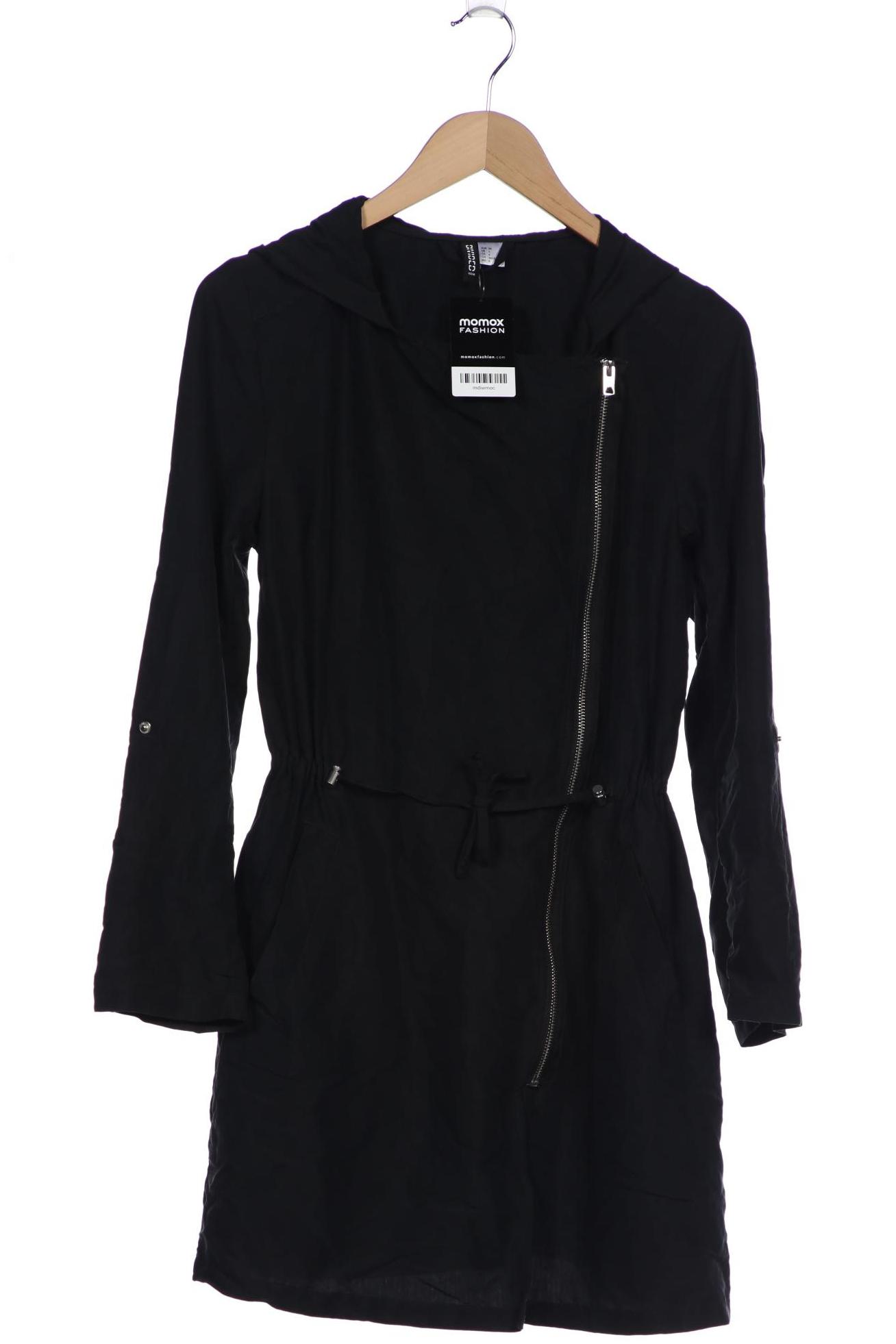 

H&M Damen Mantel, schwarz, Gr. 36