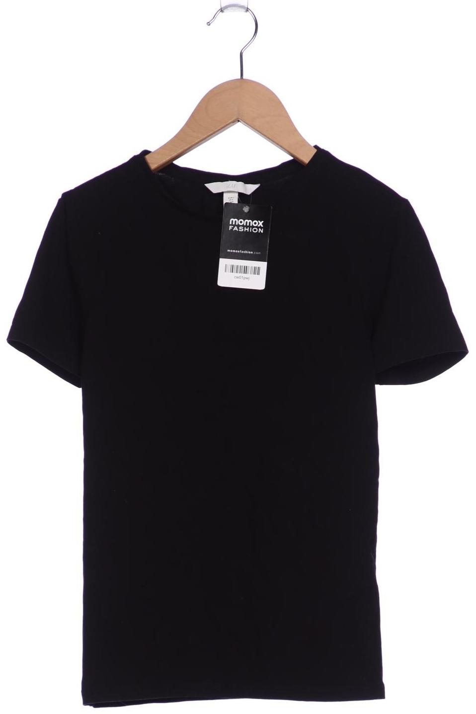 

H&M Damen T-Shirt, schwarz, Gr. 36