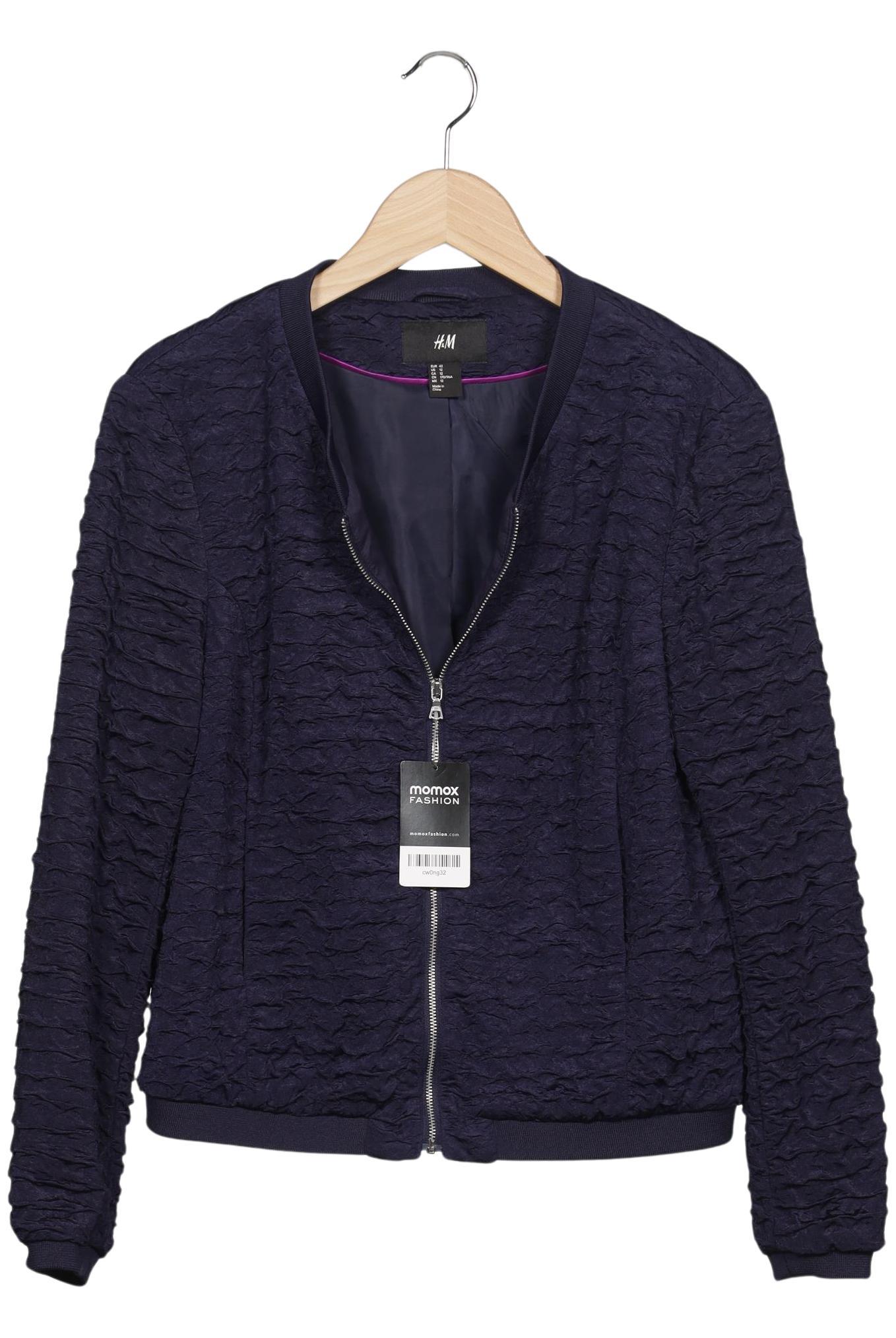 

H&M Damen Jacke, marineblau, Gr. 42