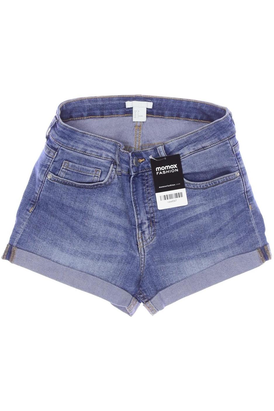 

H&M Damen Shorts, blau, Gr. 36