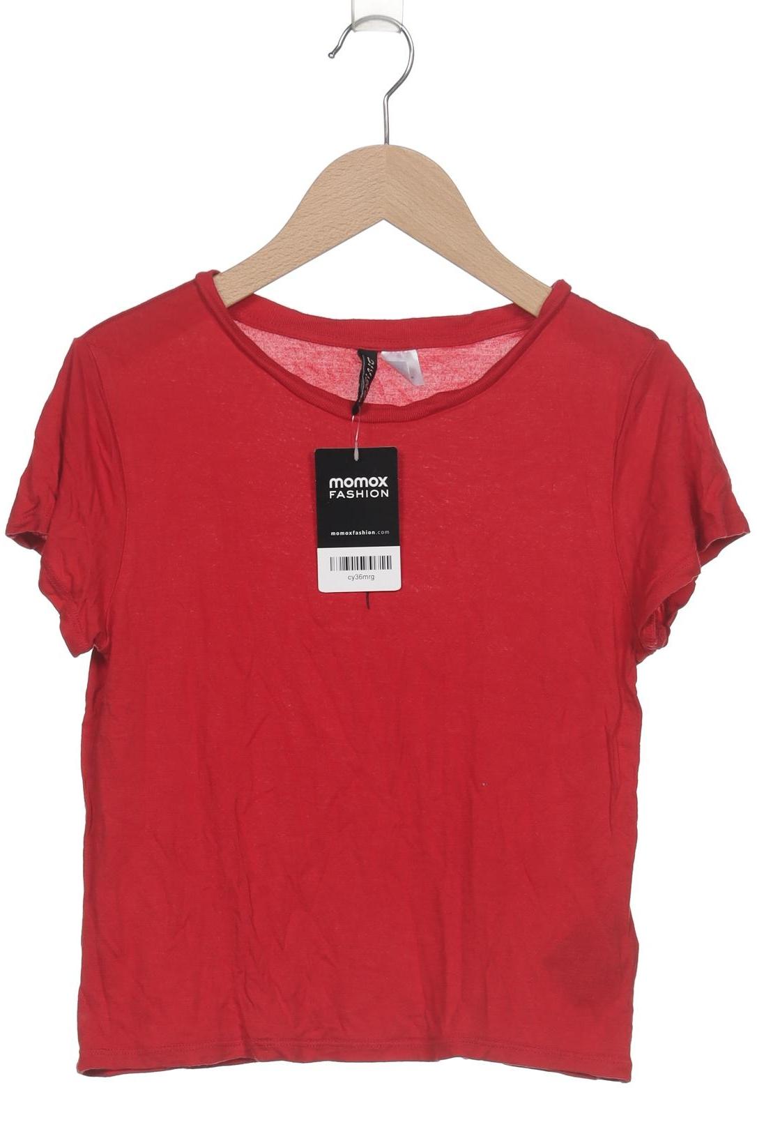 

H&M Damen T-Shirt, rot, Gr. 34