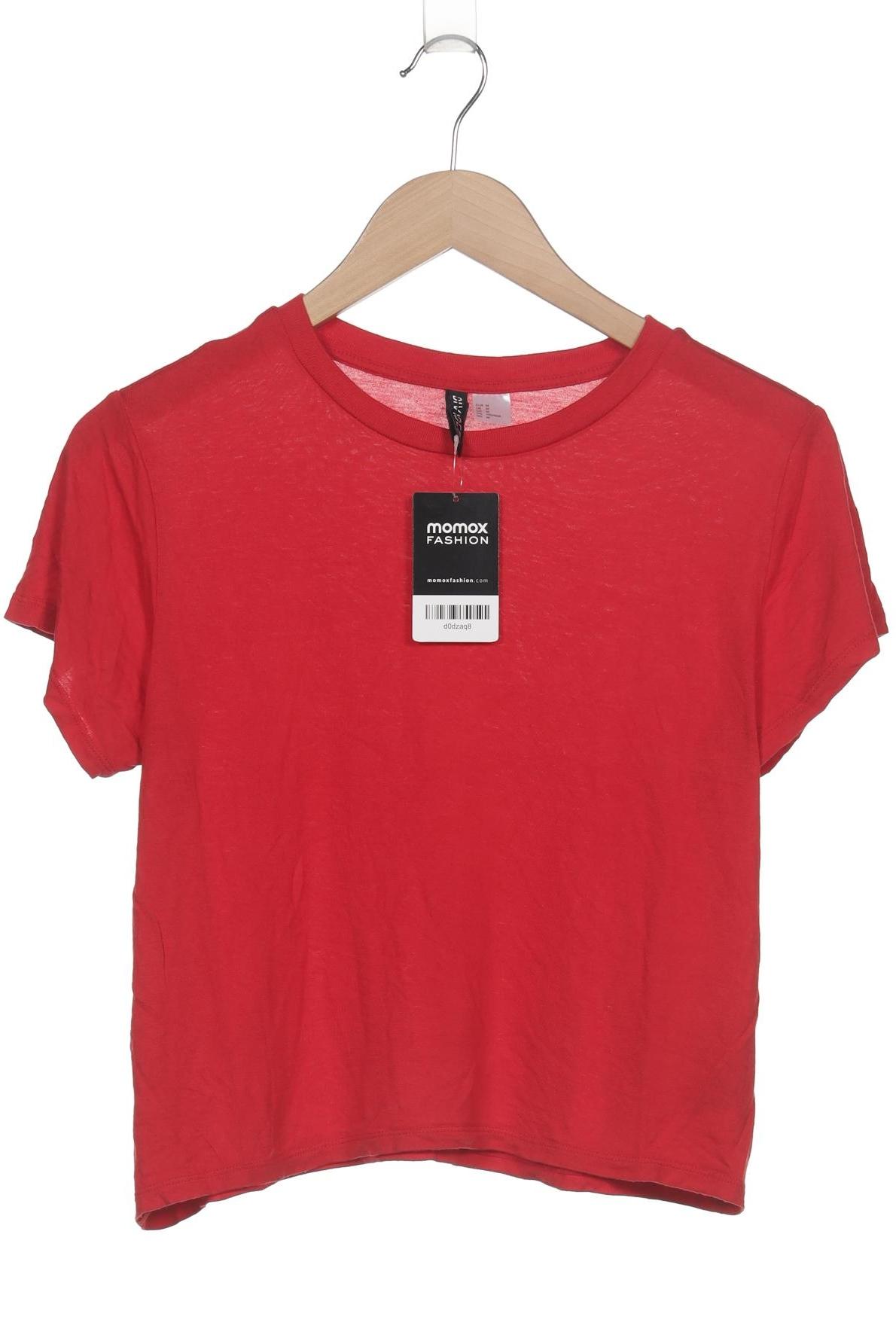 

H&M Damen T-Shirt, rot, Gr. 38