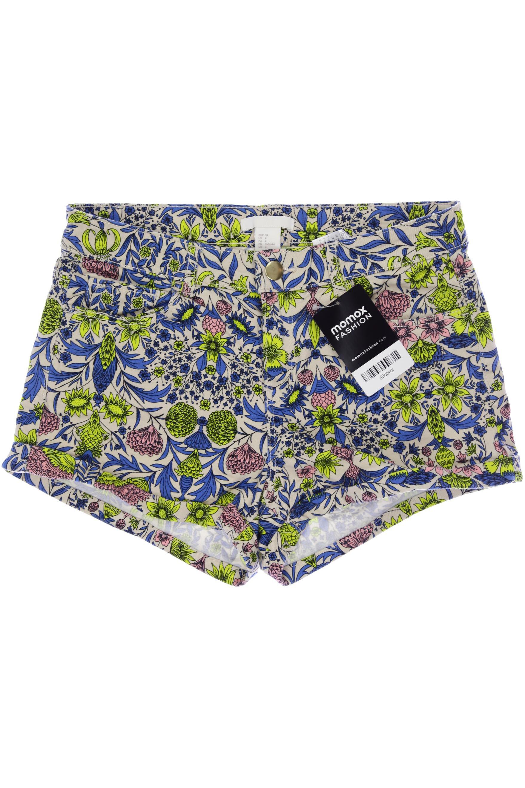 

H&M Damen Shorts, mehrfarbig, Gr. 34