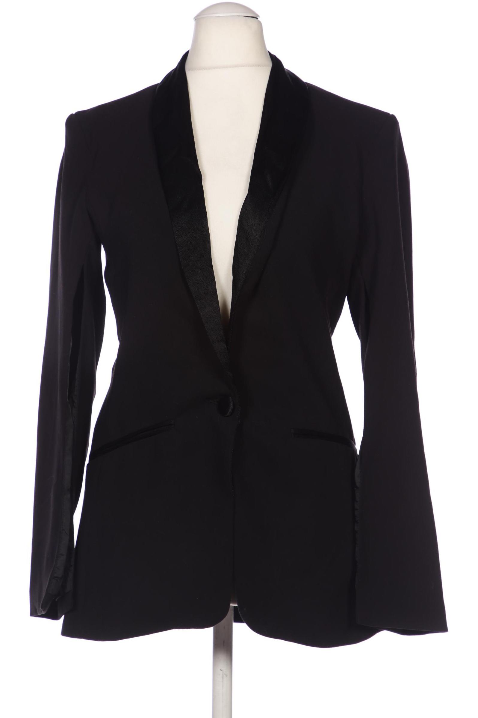 

H&M Damen Blazer, schwarz, Gr. 38
