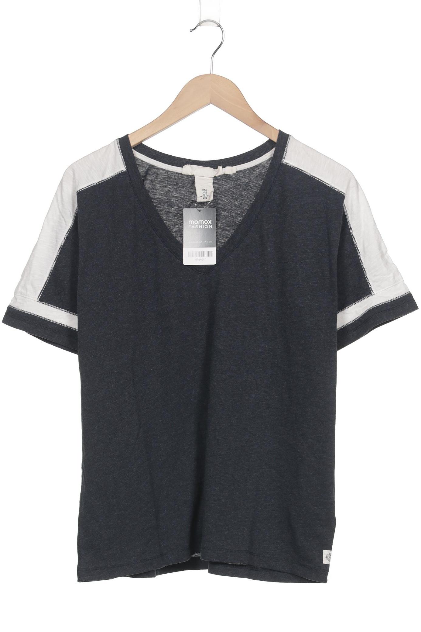 

H&M Damen T-Shirt, marineblau, Gr. 42
