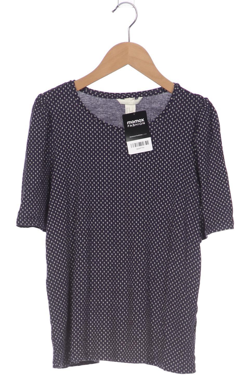 

H&M Damen T-Shirt, marineblau, Gr. 38