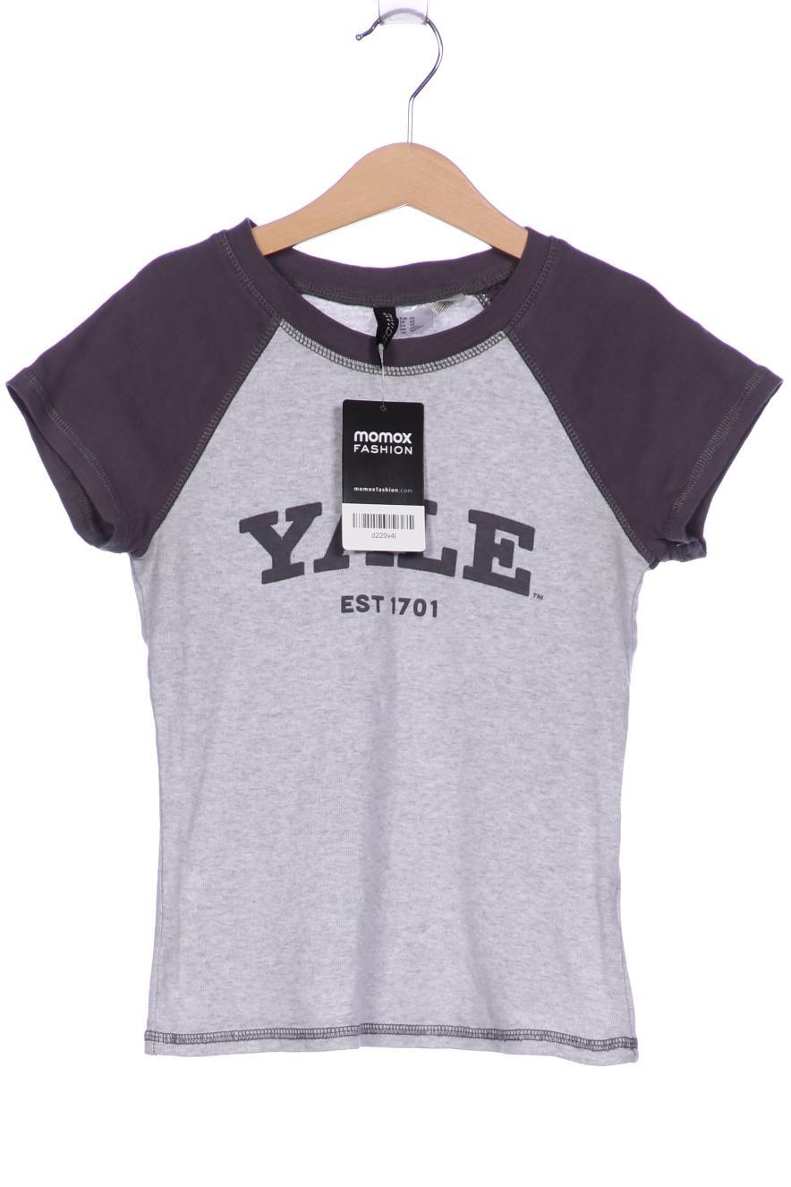 

H&M Damen T-Shirt, grau, Gr. 34