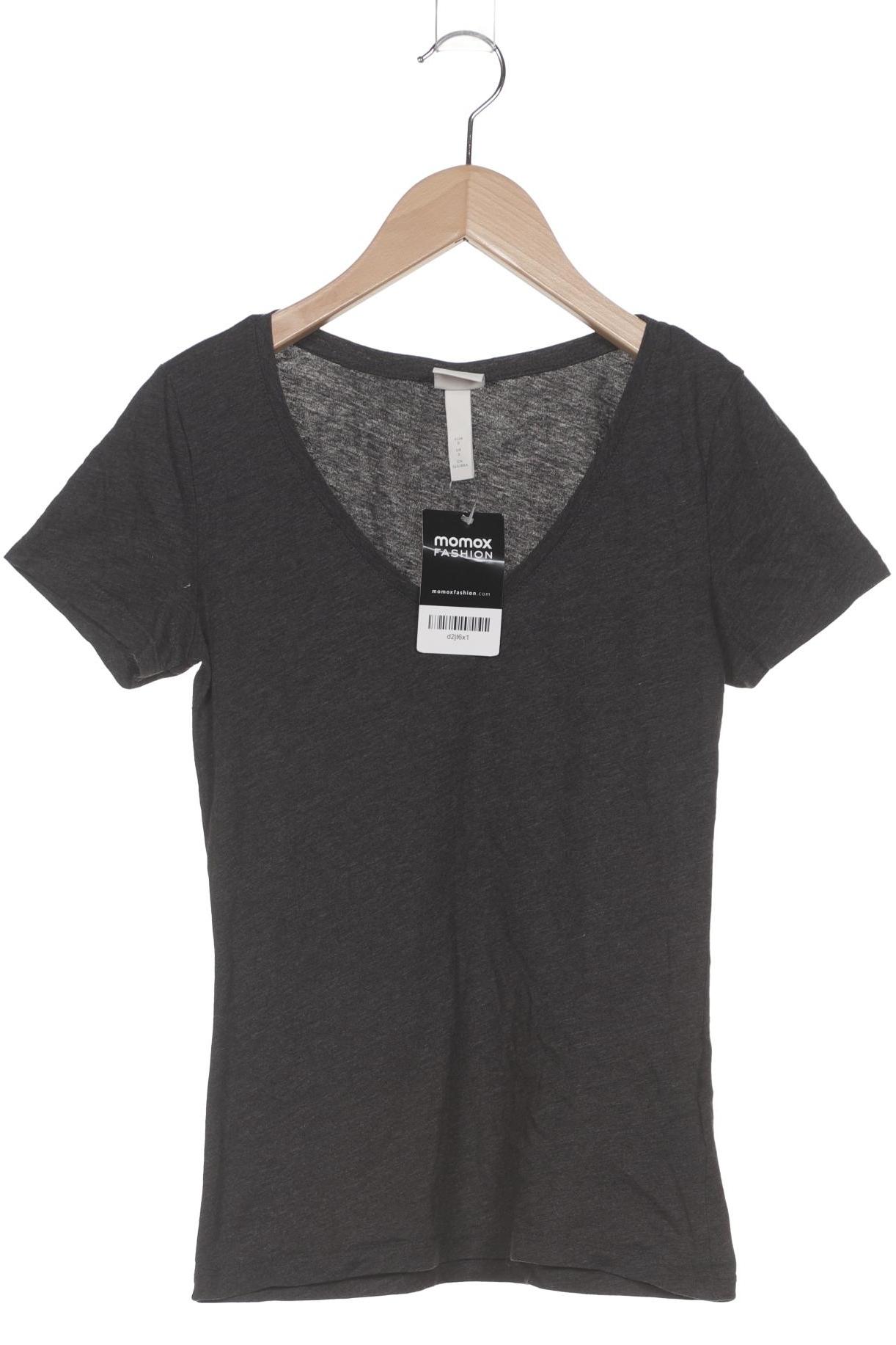 

H&M Damen T-Shirt, grau, Gr. 36