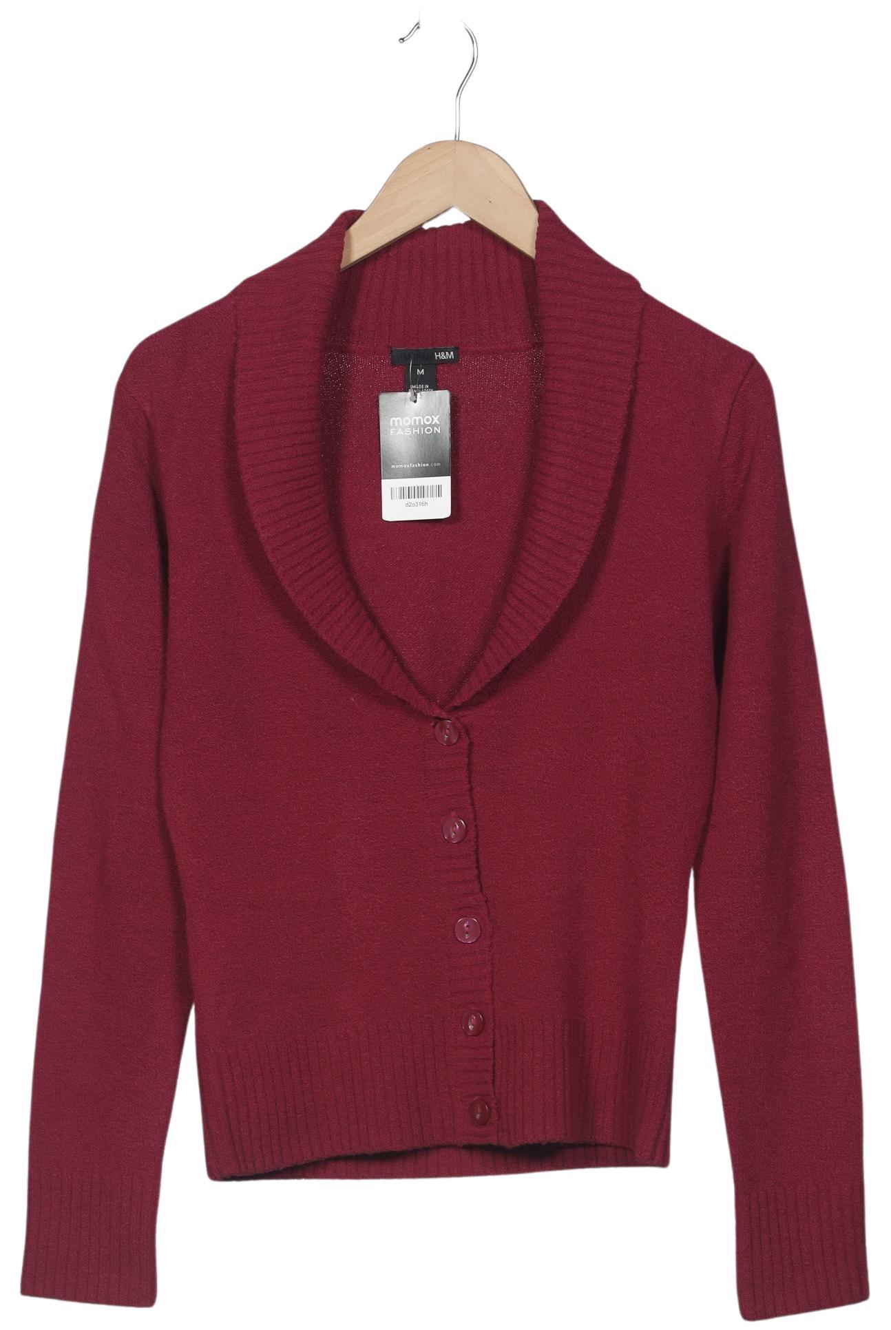 

H&M Damen Strickjacke, bordeaux, Gr. 38
