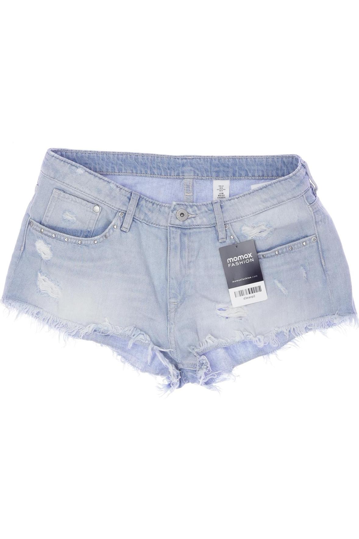 

H&M Damen Shorts, hellblau, Gr. 38