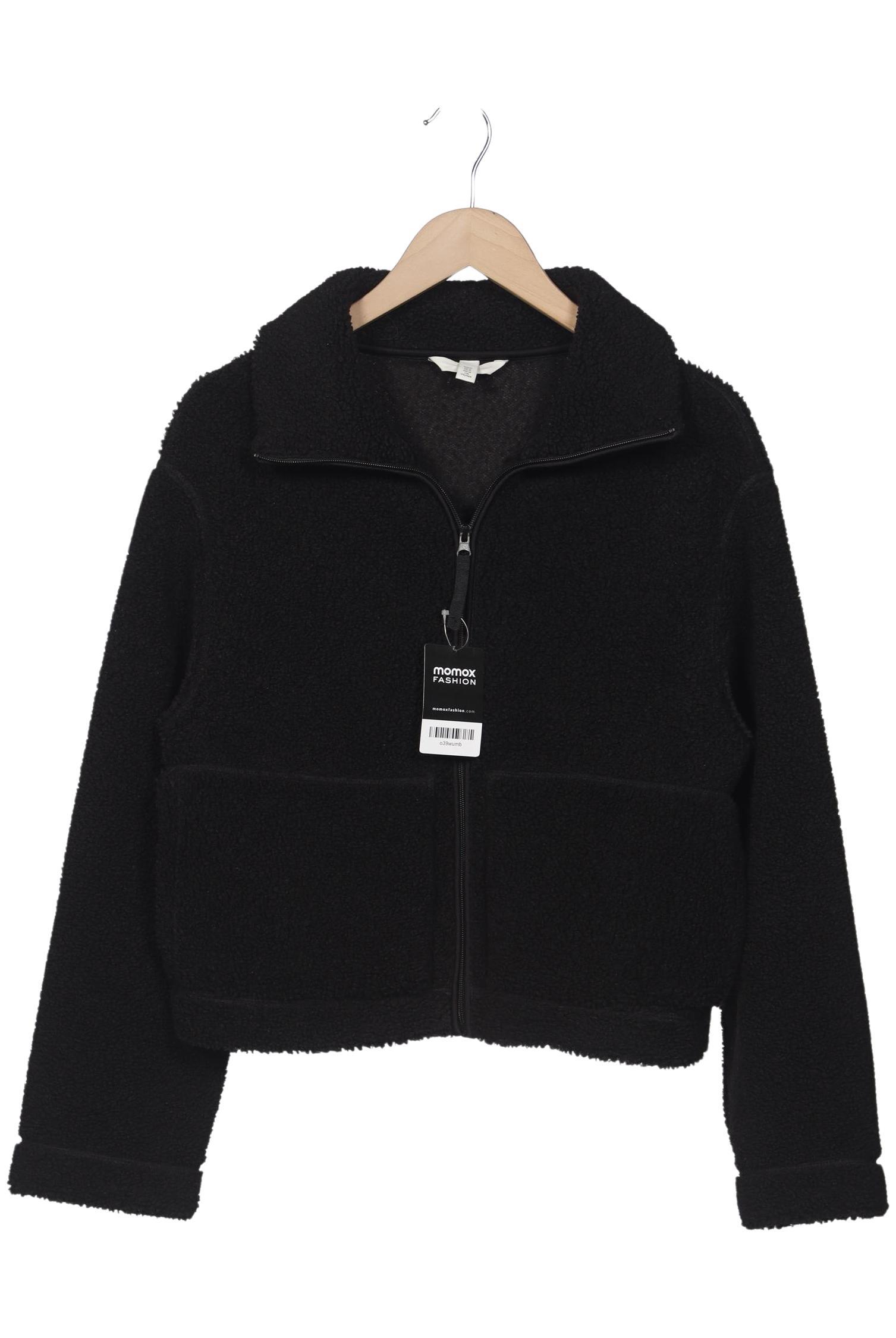 

H&M Damen Jacke, schwarz, Gr. 38