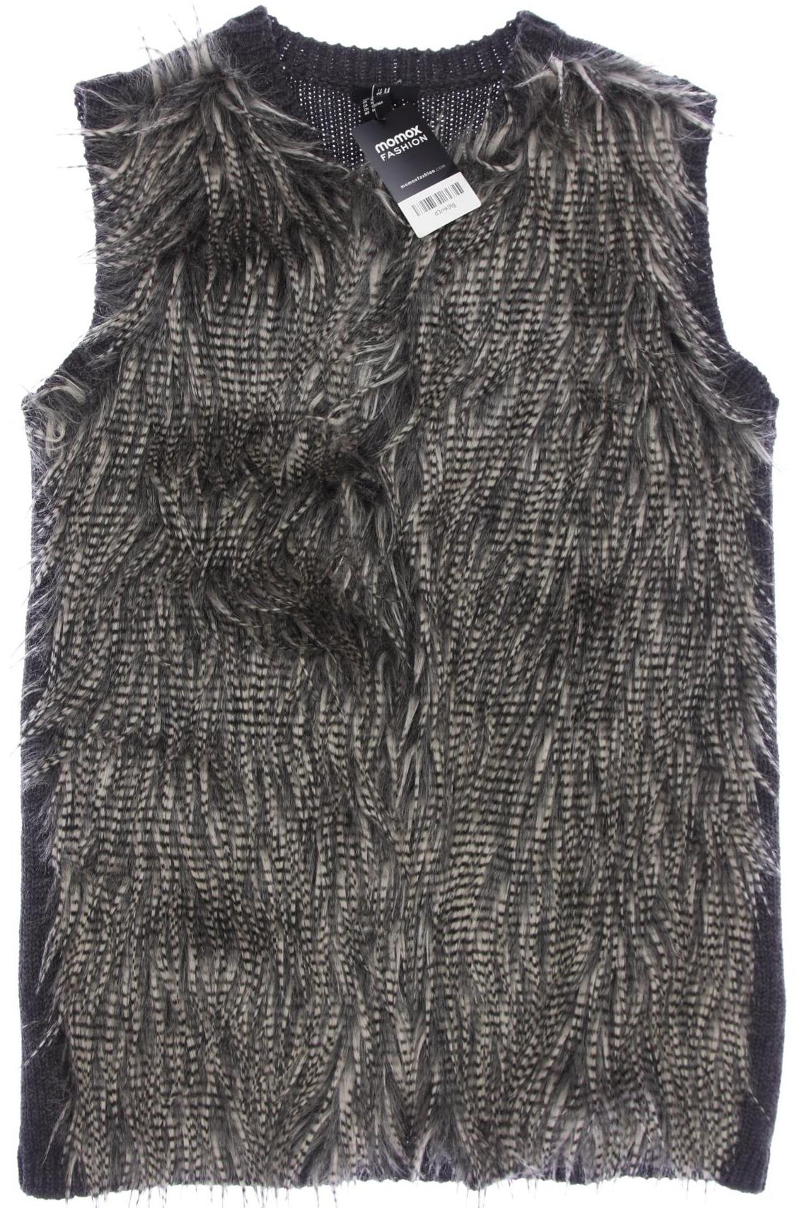 

H&M Damen Strickjacke, grau, Gr. 38