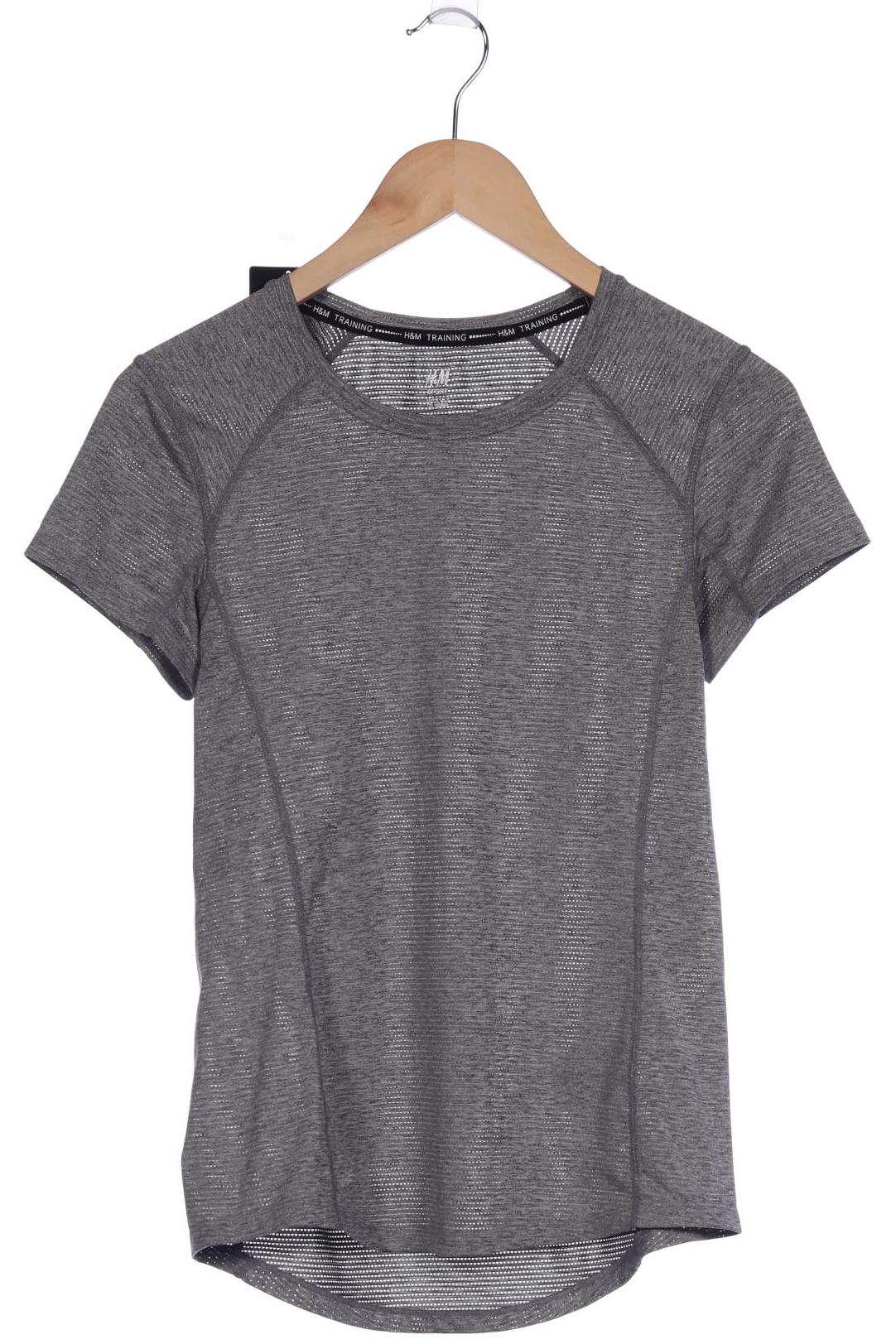 

H&M Damen T-Shirt, grau, Gr. 36