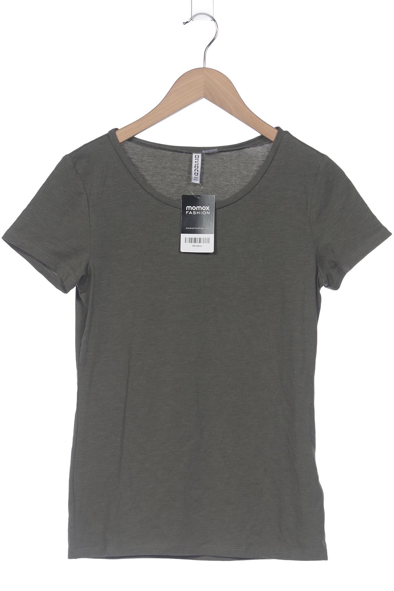 

H&M Damen T-Shirt, grün, Gr. 38