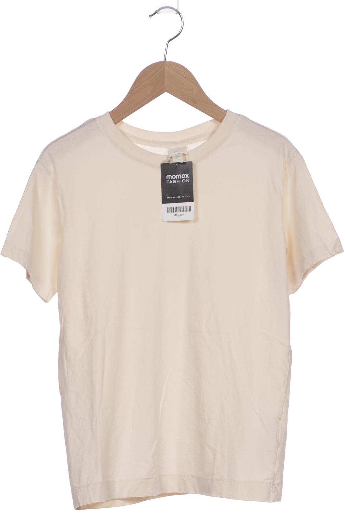 

H&M Damen T-Shirt, cremeweiß, Gr. 34